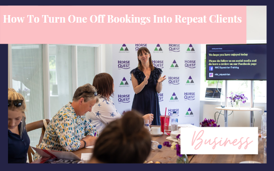 How to turn one off clients to repeat bookings